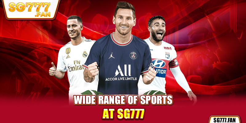 Wide range of sports at SG777